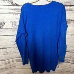 Dreamers  By Debut Blue Long Sleeve Sweater Viscose Soft M/L Photo 3
