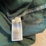 Universal Threads Ruffle Neck Green Lace Blouse  Photo 3