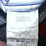 Tory Burch Cora Cotton Striped Shirt Dress with Peplum Ruffle Size 6 Photo 8