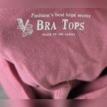 Victoria's Secret  Mauve Pink Built In Bra Top Off Shoulder Sleeve Ruched Size M Photo 2