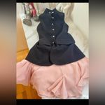 Amanda Uprichard REVOLVE  Amanda Upriched Justine Dress in Black & Blush XS Photo 5