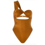 Good American  One Piece Bali Cutout One Shoulder Swimsuit Size 5XL NEW Photo 4