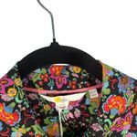 Boden Flo Cotton Midi Shirt Dress Black Carnation Floral NEW Womens UK 12P US 8P Photo 4