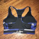 Sam Edelman blue camo strappy low impact sports bra Photo 2