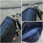 Coach Y2K Black Leather Mini Bag Shoulder Bag Purse Wristlet Photo 7