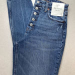 Abercrombie & Fitch A&F Curve Love High Rise Skinny 25β Regular Medium Wash Button Fly NWT Photo 0