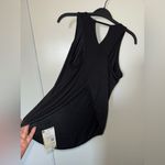 Halara Black Tank Top with Keyhole Neckline Photo 3