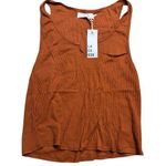 Lacausa  Orange Sleeveless Tank Top Photo 0