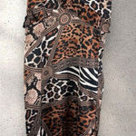 One Teaspoon  Anthropologie Rendezvous Slip‎ Dress In Bronze Animal Print XS NWT Photo 0