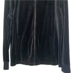 Vintage Chaps 2 Piece Black Velour‎ Jogging Suit Size L Photo 3