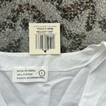 Vintage Embroidered Lace Vest White Large Photo 3