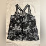 Full Tilt  floral sheer tank sleeveless top Photo 1