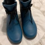 Roma  Chelsea Matte Short Rain Boots Women’s Size 7 Waterproof Teal Blue Photo 1
