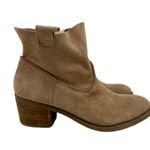 Carlos Santana Leighton Suede Ankle Boot Tan Block Heel Women’s Size 8.5 Photo 1