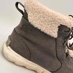 Sorel Explorer II Next Carnival Gray Suede Shearling Ankle Boots Size 10 Photo 1