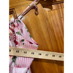 Oscar de la Renta Vintage  Black Pink Feminine Floral Robe & Gown Set Slip Dress Photo 4