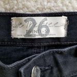 Free People  Maggie Mid-Rise Straight-Leg Jeans in Washed Black 100% Cotton Sz 26 Photo 3