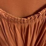 NWOT Y2K Moda International Terracotta Top Medium Red Photo 3