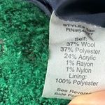 CAbi Womens Ivy Green Boucle Blazer Sz 6 Cropped Wool Blend Photo 15