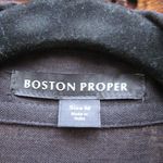 Boston Proper  Linen Blend Utility Wide Leg JumpsuitPants Photo 8