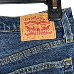 Levi's Levi’s 501 SZ W31 Jean Shorts Button-Fly Distressed Dark Wash Frayed Hems Blue Photo 3