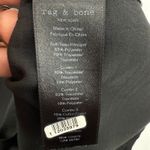 Rag and Bone  Lodwick Black V Neck Sleeveless Mini Dress Size 6 MSRP $550 Pockets Photo 7