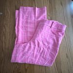 Women’s Pink Dress Pants Waist 34” Career Wear Office Cropped Ankle Photo 10
