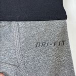  Dri-Fit Nike Pro Gray Black Knee Length Leggings Size XS EUC #2034 Photo 4