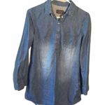 Ci Sono Tunic Dress Denim Chambray Photo 1