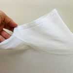 Pure Jill Sz S Oversized Scoop Neck Elliptical Tee Shirt Pullover Blouse Tunic White Photo 6