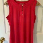 Jones Studio Sleeveless Pink Scoop Neck Blouse in M Photo 0