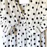 Rat & Boa Mariella Maxi Dress Polka Dot Ruffle White Black Size Medium NWT Photo 5