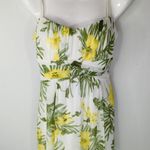 Ruby Rox Vintage Yellow & Green Tropical Floral Mini Dress MED NWT BabyDoll 90s Photo 0