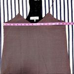 WAYF Houndstooth Print Chiffon Tank Top XS Photo 3