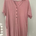 Kori America Button Down Romper Photo 1