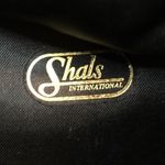 SHALS INTERNATIONAL Black Beaded Sequin Evening Bag Photo 5