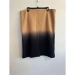 Anne Klein Skirt Women's Wool Blend Beige Black Midi size 2X Photo 2