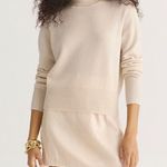 J.Crew  Cashmere Shrunken Turtleneck Sweater Classic Cream Ivory Womens XL Photo 0