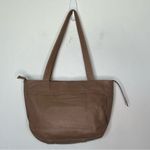 Hobo Carver Quilted Shoulder Bag Tan Beige Leather Purse Handbag Women's Photo 1