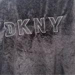 DKNY Fleece 2 piece Pajama set Black Top, animal tiger? print bottom size large Photo 11