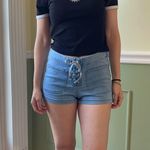 BDG Urban Outfitters  blue lace up shorts Photo 0