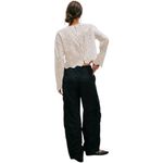 Free People  We the Free Everglades Black Utility Cargo Barrel Slouchy Pants XS Photo 1