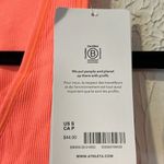 Athleta Aurora Crop Rib Tank Coral size small NWT Photo 6