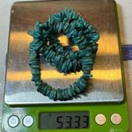 Sterling Silver 925  Nugget Turquoise Beads Graduated Necklace 17” Long Photo 9