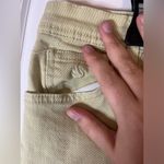 Gloria Vanderbilt Cotton Spandex Amanda Yellow Splashy Logo Pockets Pants Sz 12 Photo 13