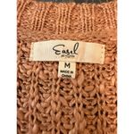 easel Women's Orange Fringe Knit Sleeveless Dress Size M Photo 7