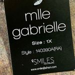 Mlle Gabrielle NWT Women’s Blue Yellow Plaid Pull-on Leggings 1X Photo 5