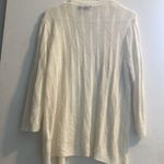 Basic Editions Cream Cardigan Sweater Lightweight Knit Size L Photo 2