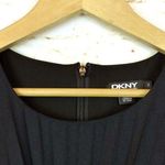 DKNY  Pleated Sleeveless Black Mini Dress BLD Wool Blend Women Size 2 NEW $345 Photo 3