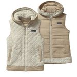 Patagonia Los Gatos Reversible Fleece Vest in Cream and Tan Size Small Photo 0